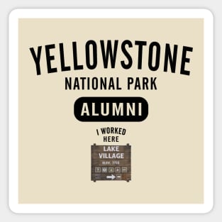 Lake Village Yellowstone Alumni Sticker